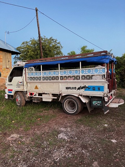 raditional Zanzibari style team bus used by Tulia FC to travel to football matches across the island.